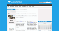 Desktop Screenshot of horseracing.com